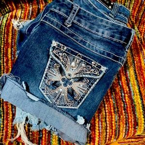 Cato rhinestone denim